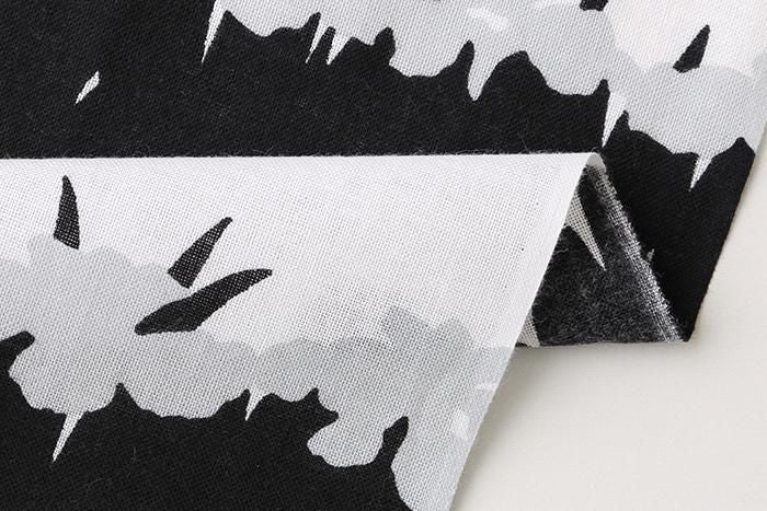 【net limited】Isemomen Cotton Textile Handkerchief / Kakitsubata White