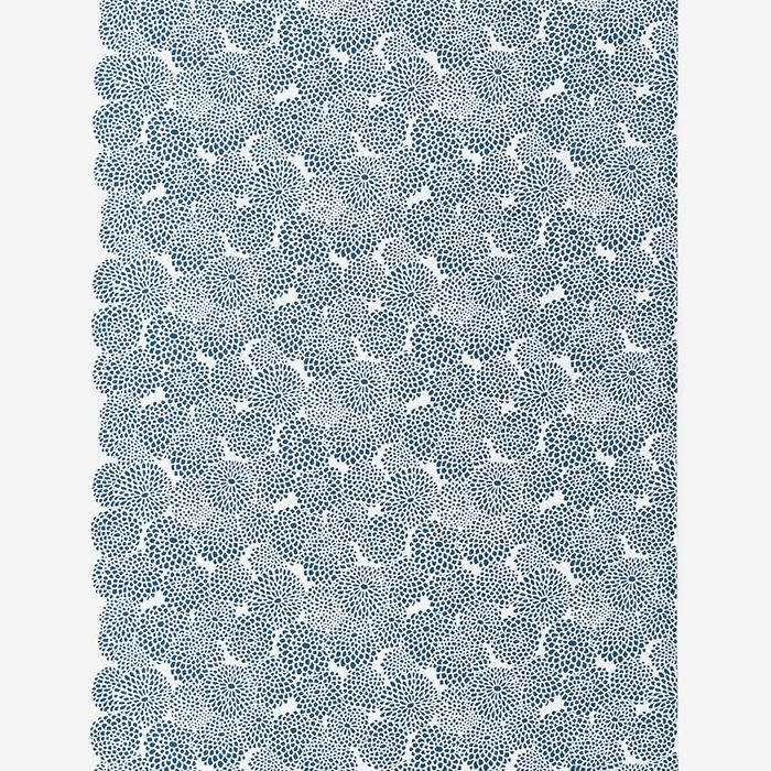 布料剪裁販售 (21號平織棉)/全菊 鳥白色<50cm>