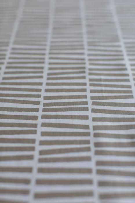 텍스타일 원단 (21st Plain 직조)/효시기(Hyoshigi) 흰색×모래 색 (Sunairo) <50cm>