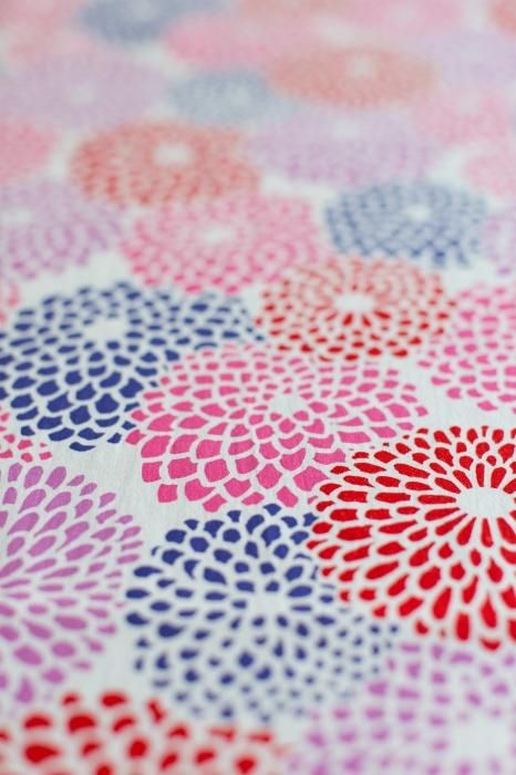 텍스타일 원단 (21st Plain 직조)/국화 흰색<50cm>