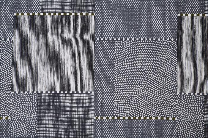 텍스타일 원단 (21st Plain 직조)/마가사네 잉크 색상 (Sumiiro) <50cm>