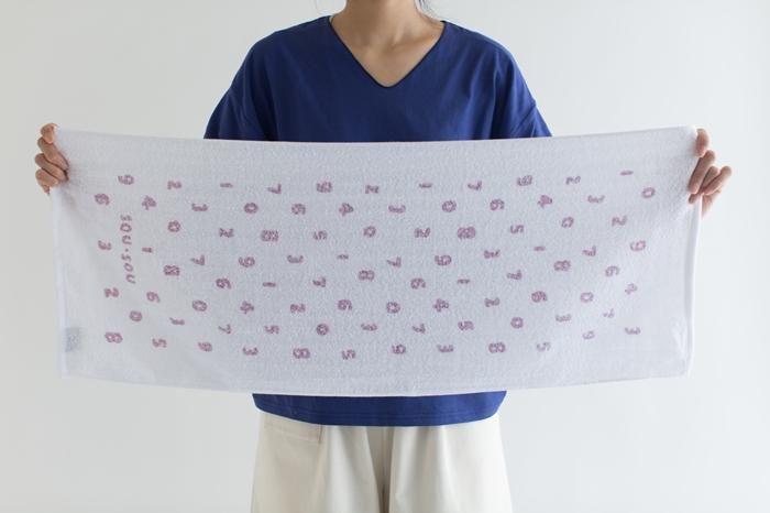 ORO染色的纱布毛巾/So-Su-u Azuki豆