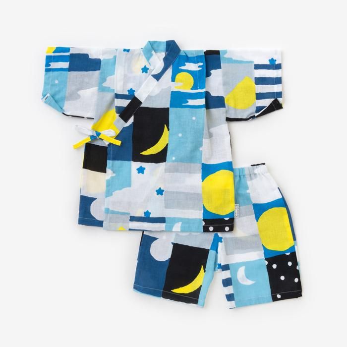 ●いせもめん こどもじんべい/つきとほし