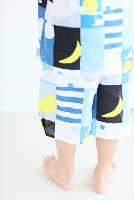 ●いせもめん こどもじんべい/つきとほし