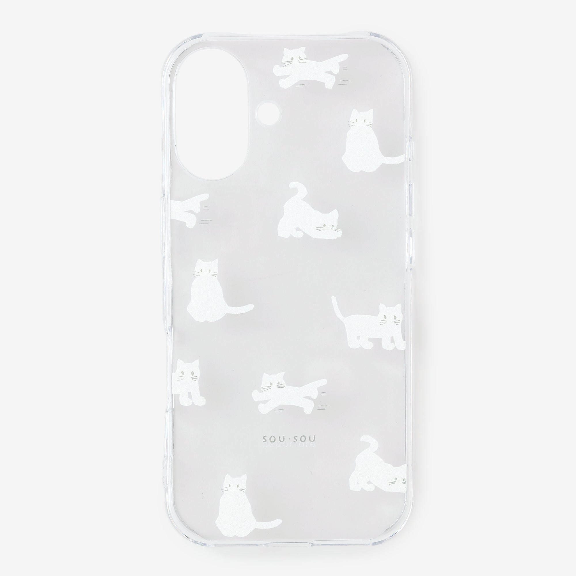 iPhone_17series テキスタイルカバー/ねこ