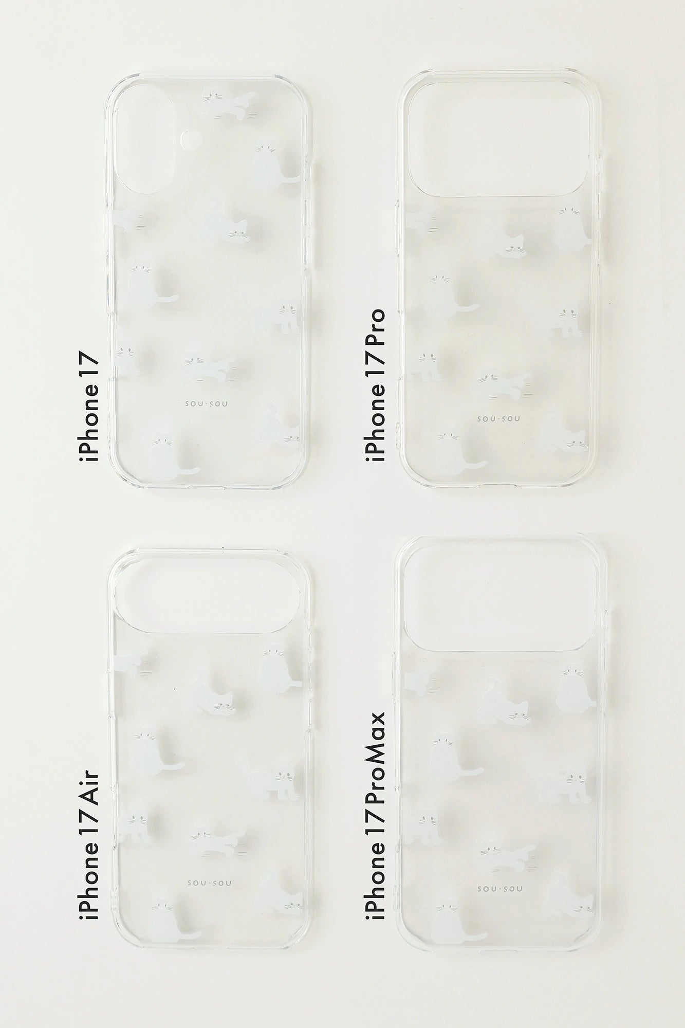 iPhone_17series テキスタイルカバー/ねこ