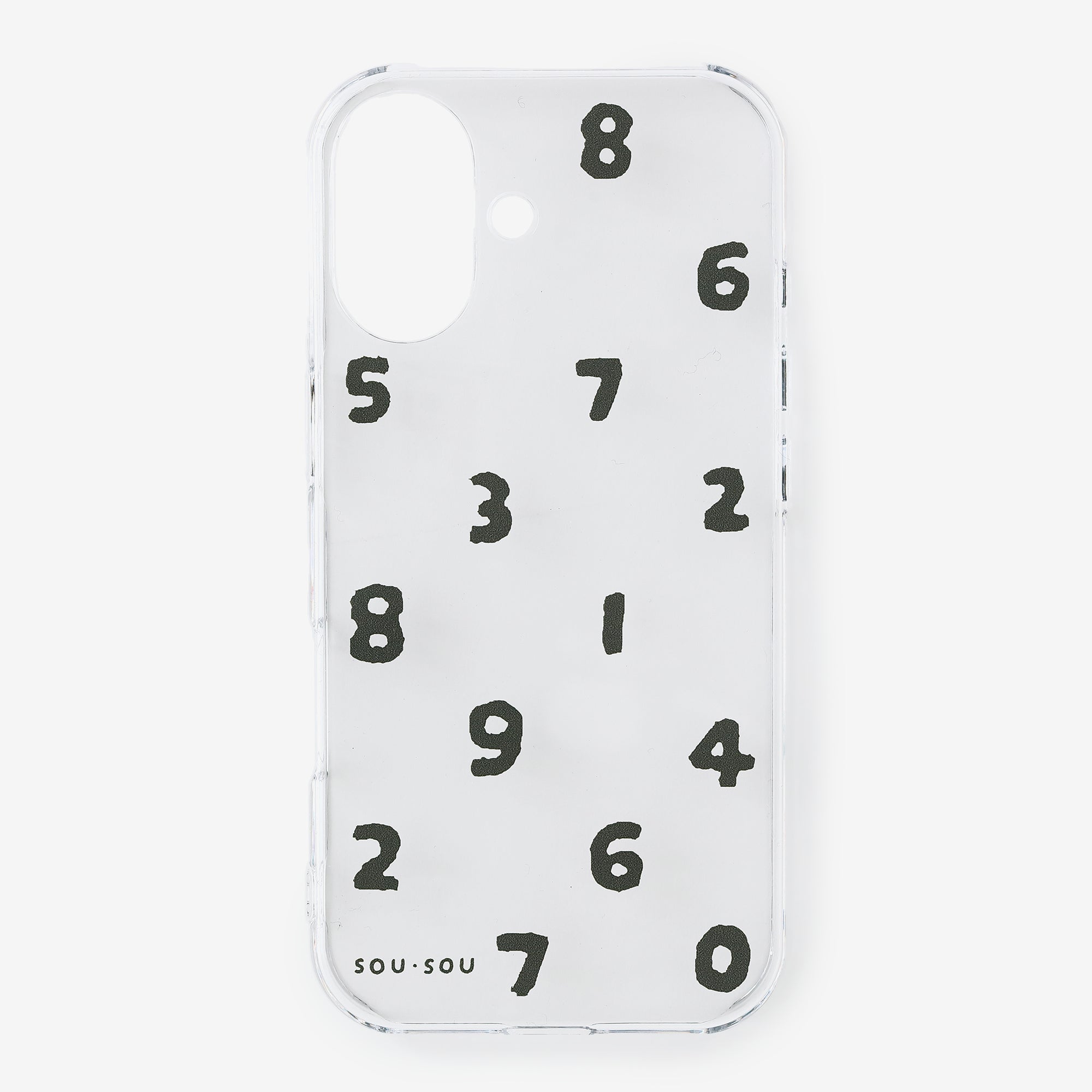 iPhone_17series テキスタイルカバー/クリア・SO-SU-U 濡羽色(ぬればいろ)