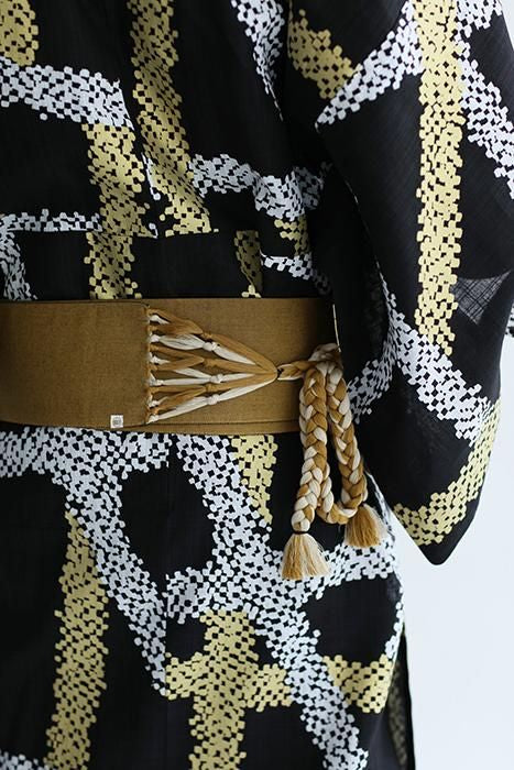 和服紐帶 /黃唐茶×亞麻色