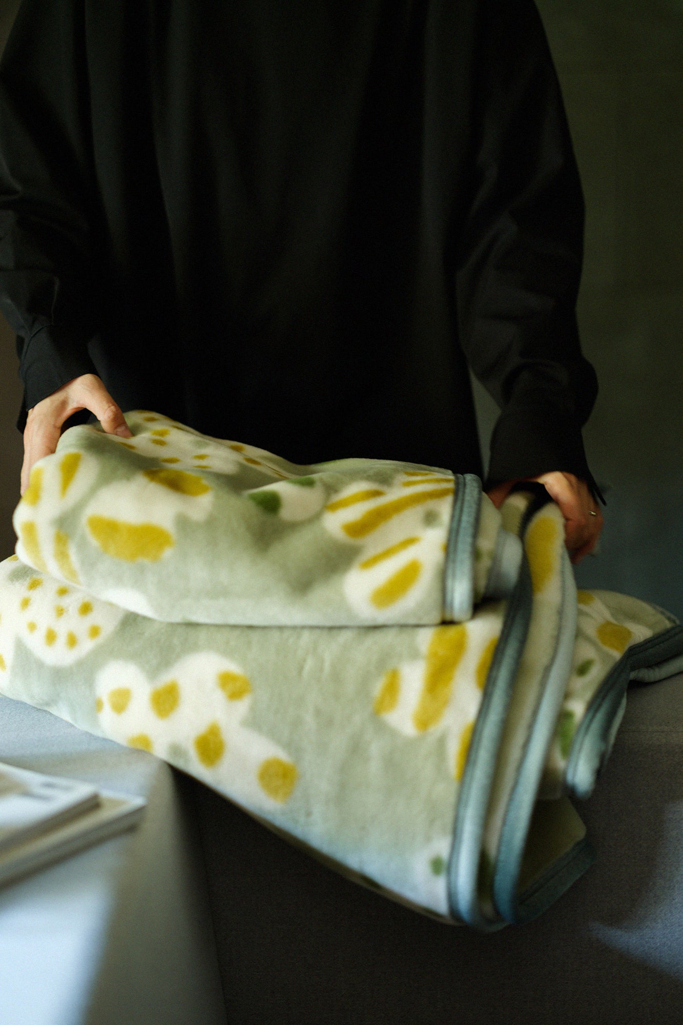 SOU・SOU×森弥毛織 アクリル毛布 小/はじける