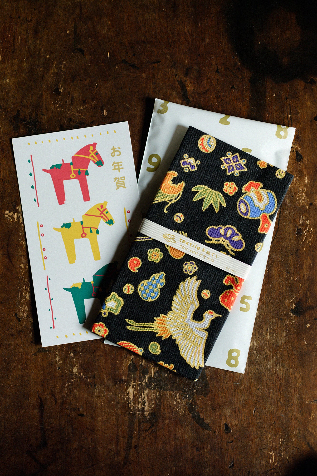 Isemomen Cotton Textile Handkerchief / Year of the Snake 2025