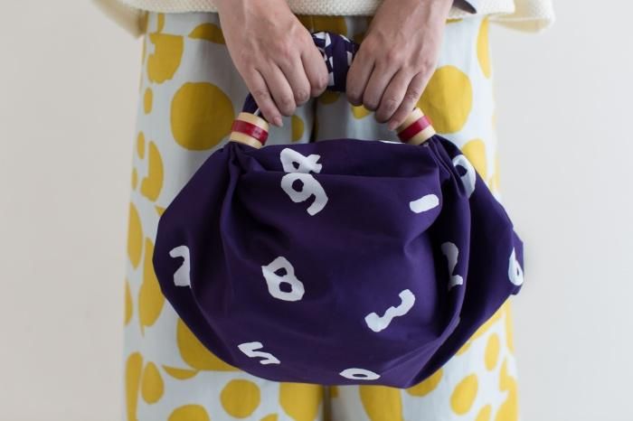 SOU・SOU ×荒川益次郎商店風呂敷(中)/ SO-SU-U十數 紫藍色