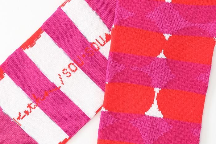 分趾襪(普通長度)/彈珠與橫紋 【男・女性用】