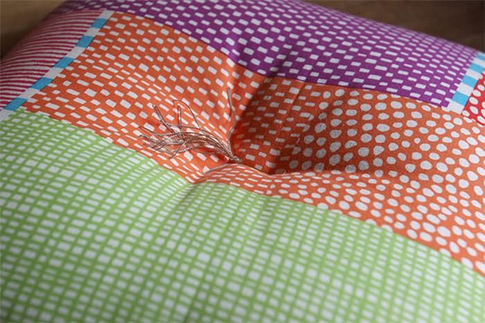 SOU・SOUKyoto Cushion(21 Count Plain Weave)/Lines and Dots Miyabi【※Delivery in 3 weeks】