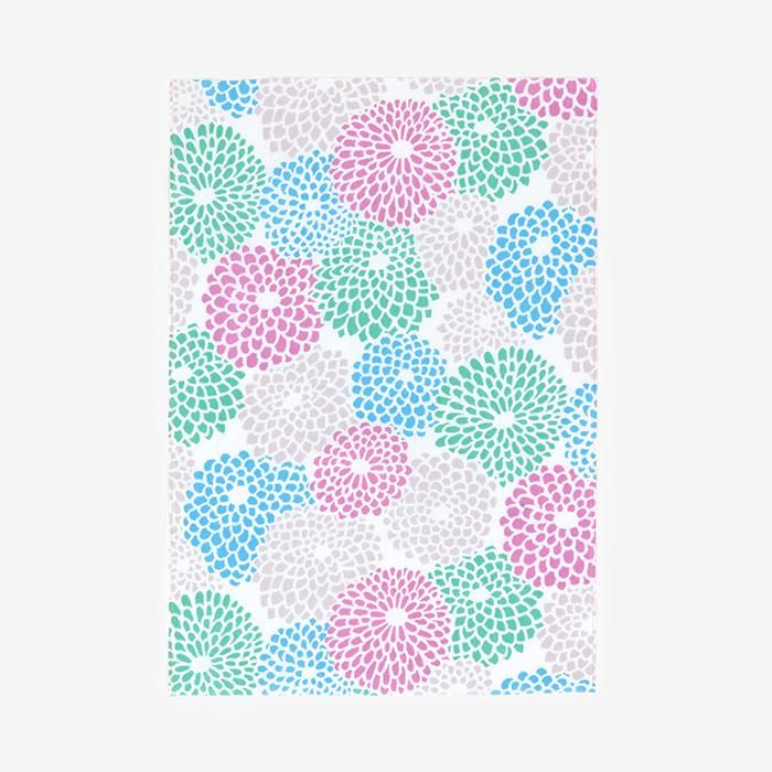 伊勢木棉圖案紋樣手巾(短版)/全菊 涼風