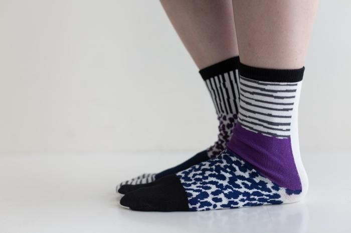 足袋下(普通丈)/東山三十六峰(ひがしやまさんじゅうろっぽう) 【男・女性用】