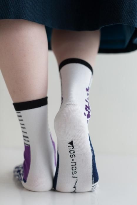 足袋下(普通丈)/東山三十六峰(ひがしやまさんじゅうろっぽう) 【男・女性用】