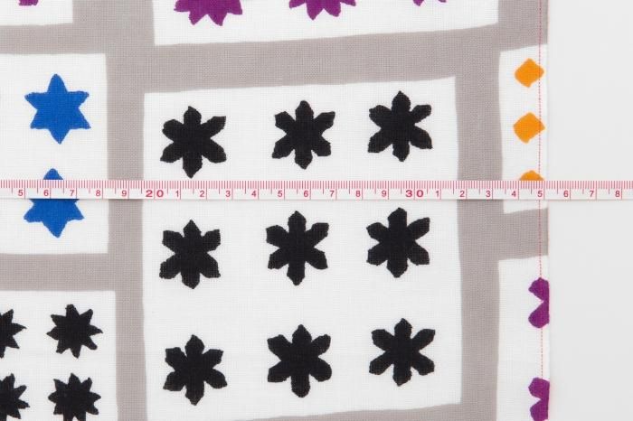 【net limited】Isemomen Cotton Textile Handkerchief / Heavy Snow