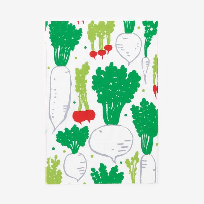 Ise cotton textile tenugui (hime longueur) / capuchon de radis