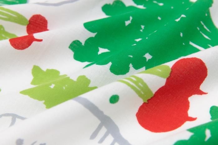 Ise cotton textile tenugui (hime longueur) / capuchon de radis