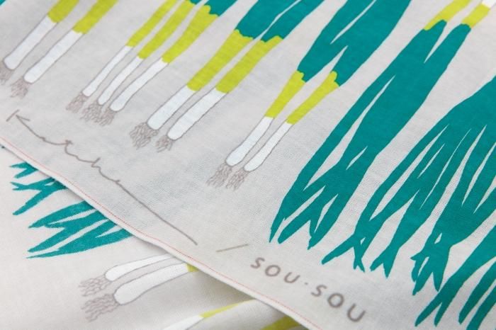 Isemomen Cotton Textile Handkerchief / Kujo Leek