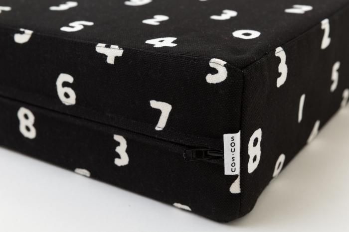 箱座布団/SO-SU-U 濡羽色(ぬればいろ)【※お届けに約3週間】