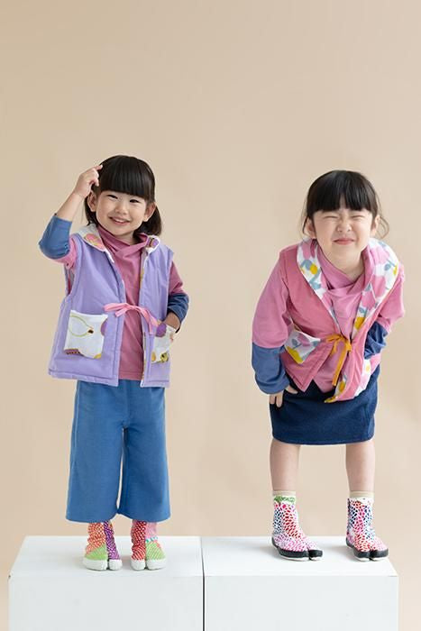 ●Chaussettes pour enfants/Kikuzukushi 3