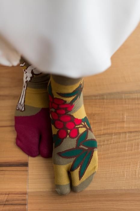 Tabi Socks (Mid-calf)/Treasure Hunt of Smiling Messenger【Men・Women】