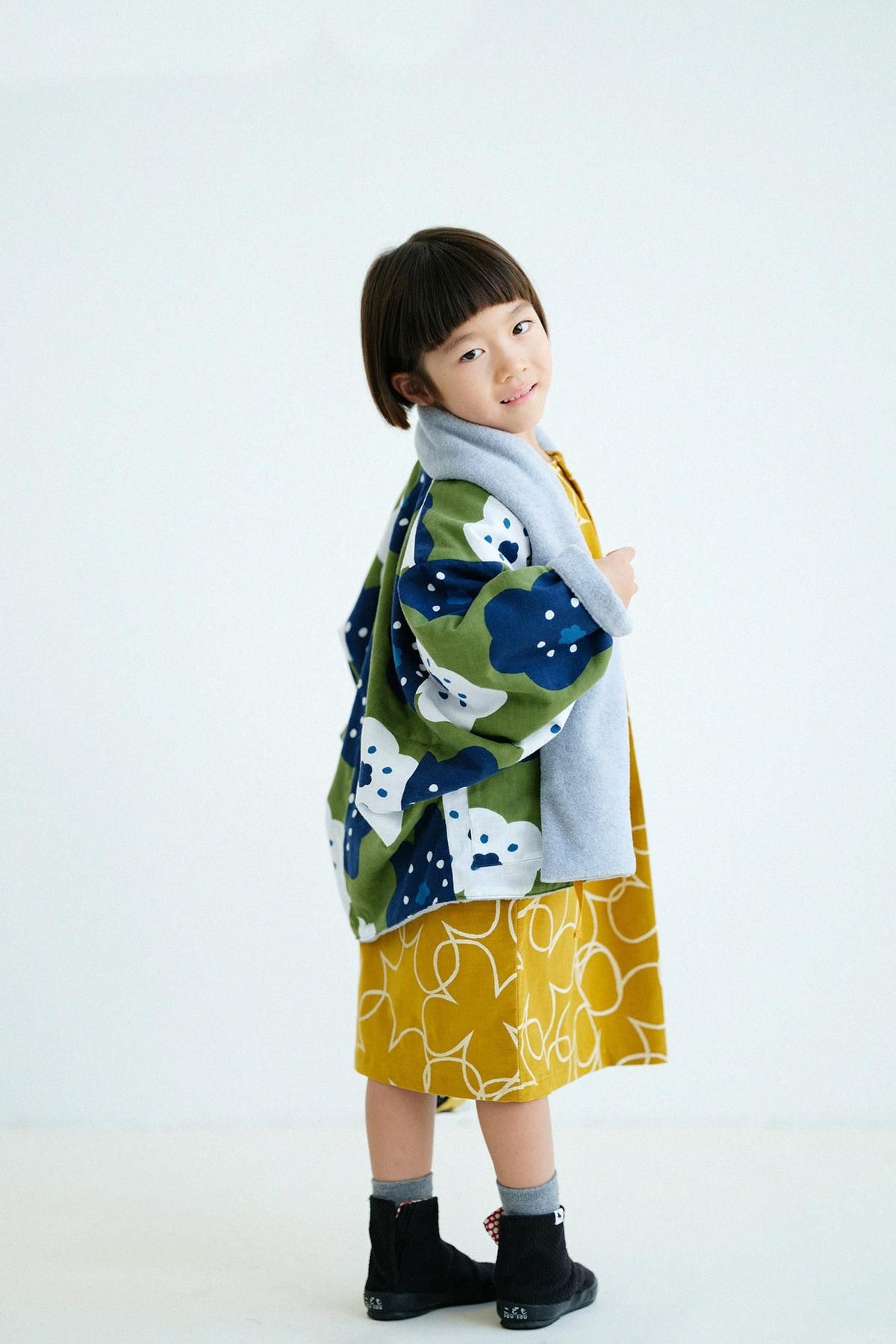●Chaussettes pour enfants/Sashiko Makkuro 2