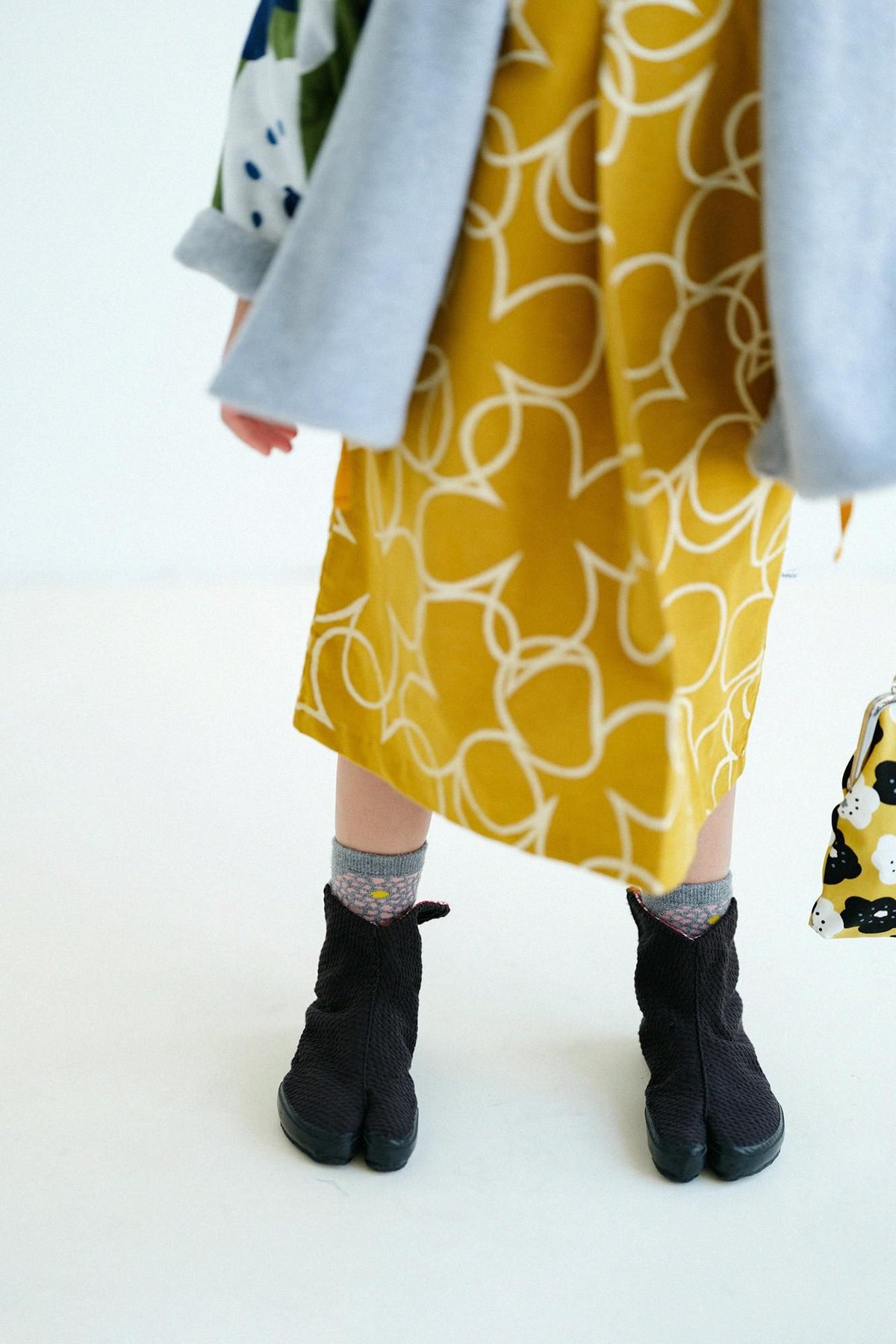 ● 어린이 Tabi 양말/Sashiko Makkuro 2
