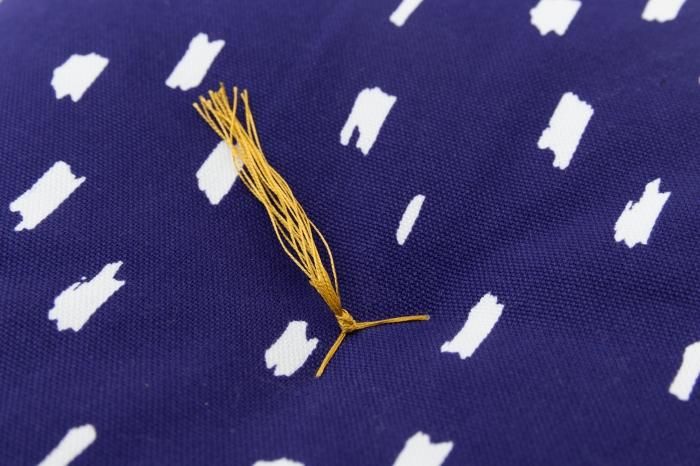 SOU・SOUKyoto Cushion(No.8 Canvas)/Scattered Clouds Blue× White【※Delivery in 3 weeks】