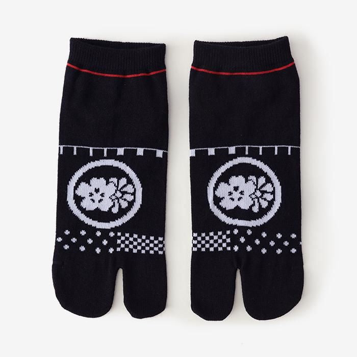 分趾襪(腳踝長度)/家紋與一文字 【男・女性用】