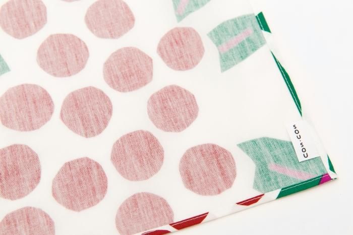 Hand-printed Furoshiki (Large) / Nandina Bamboo