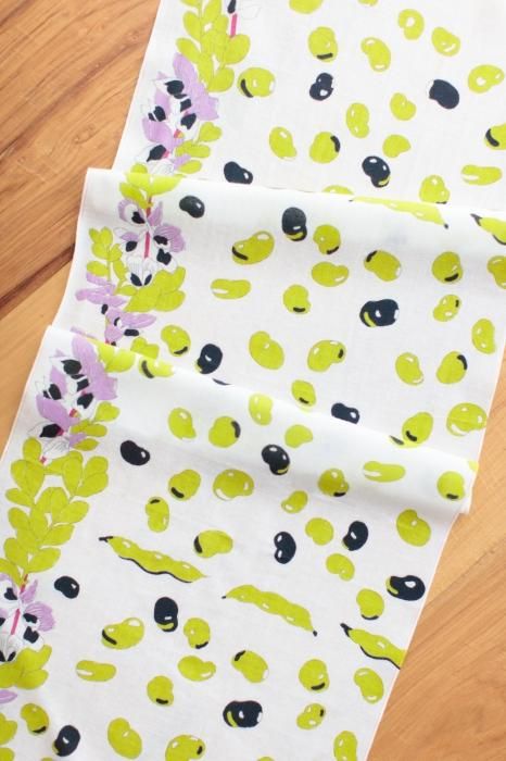 Isemomen Cotton Textile Handkerchief / Broad Bean