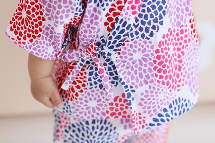 ●이세모멘 어린이 진베/ 나는 바쁘다 흰색