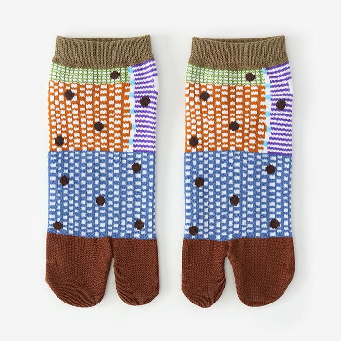 Tabi Socks(Low-cut)/Lines and Dots & Polka Dots【Men・Women】