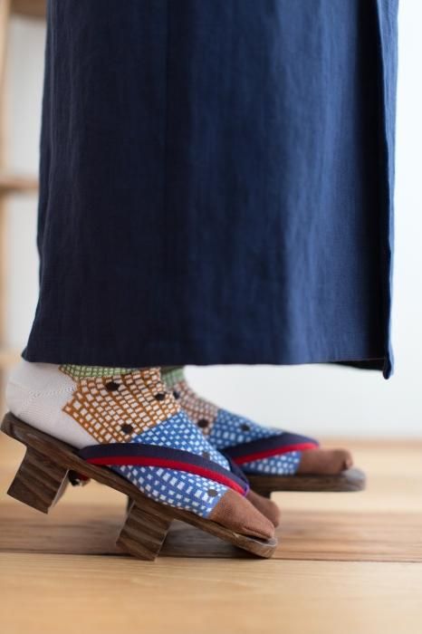 Tabi Socks(Low-cut)/Lines and Dots & Polka Dots【Men・Women】