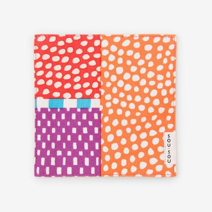 Cotton Teacup Saucer / Lines and Dots Miyabi