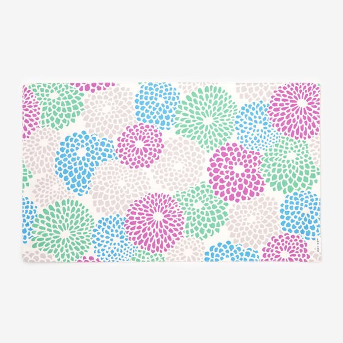 Placemat / chrysanthemum, brise fraîche