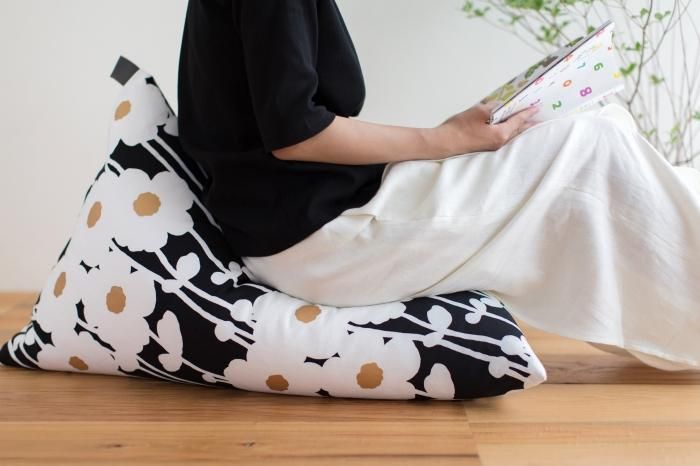 쿠션 좌식 의자/ 히나타 바코【※도착까지 약 3주소요】