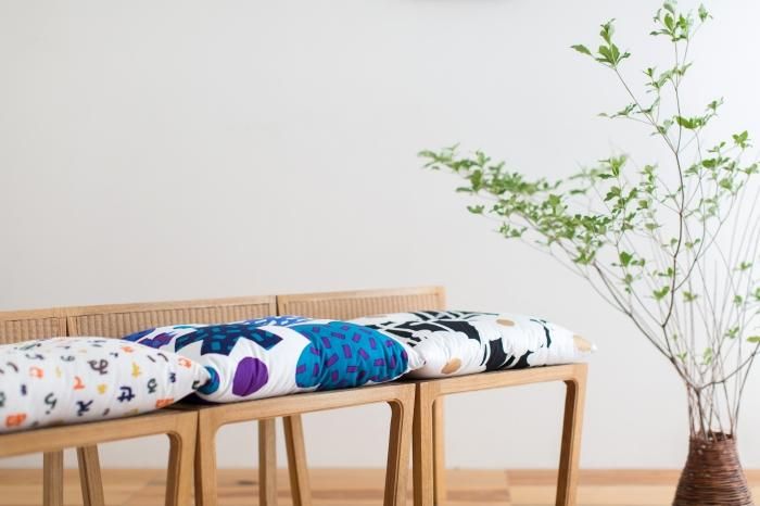 SOU・SOUKyoto Cushion(21 Count Plain Weave)/Basking in the Sun【※Delivery in 3 weeks】