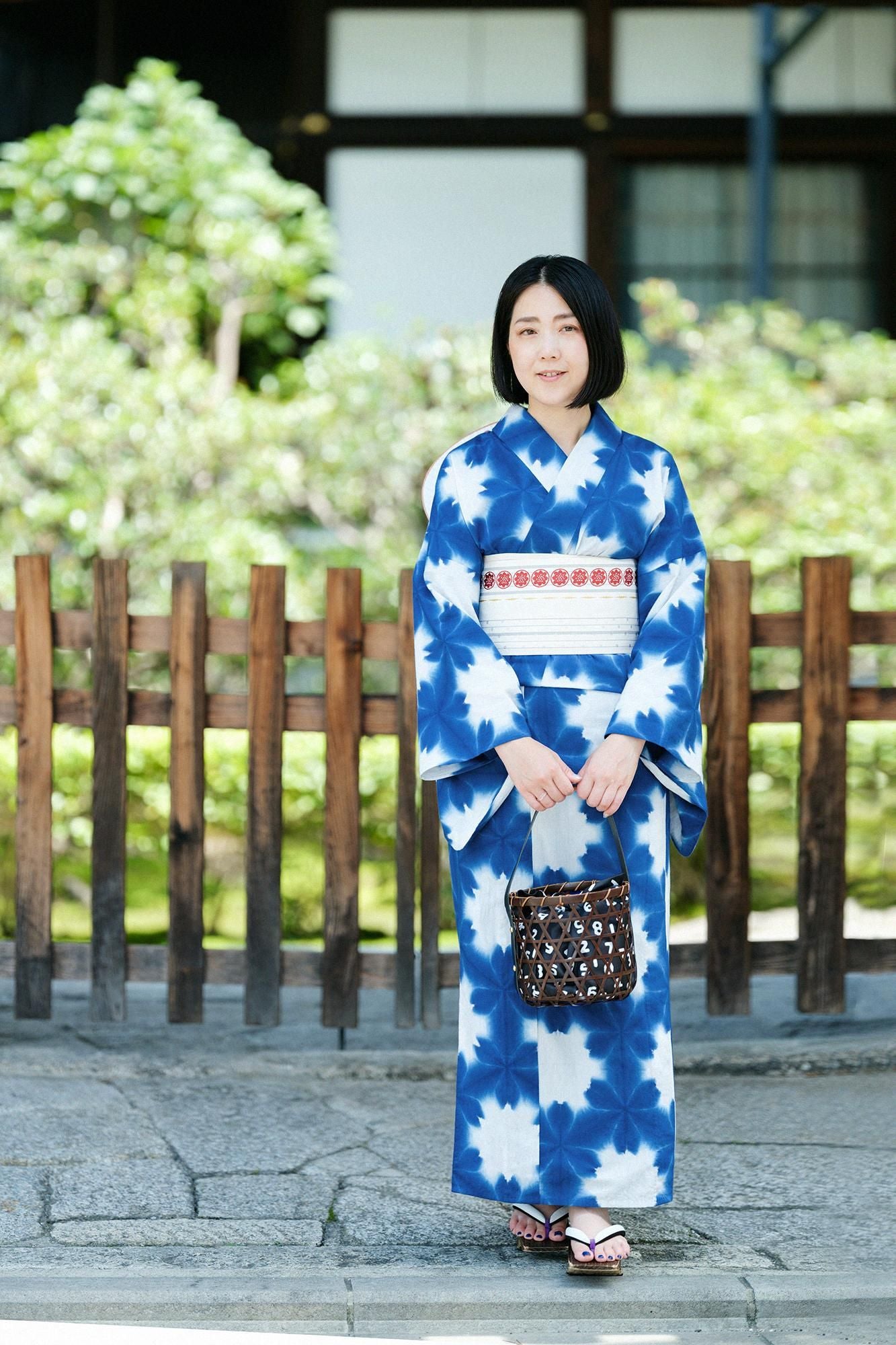 博多 半幅小袋帶/乳白色