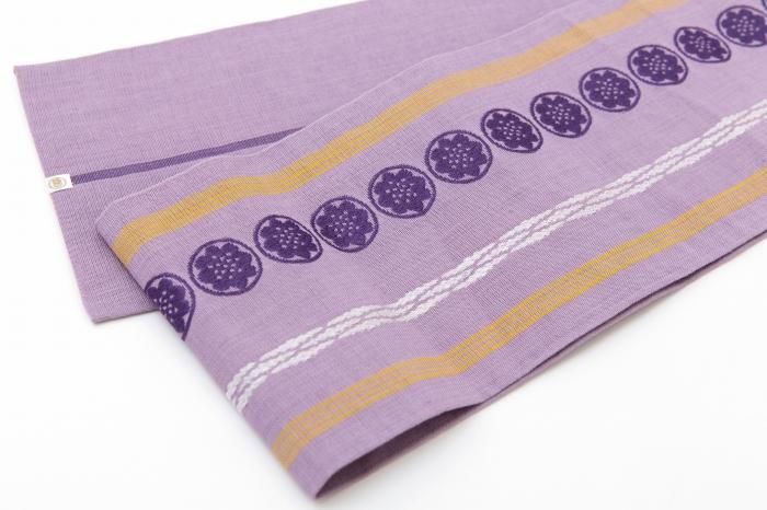 하카타 카라무시 오비/red wisteria (Beni Fujiiro)