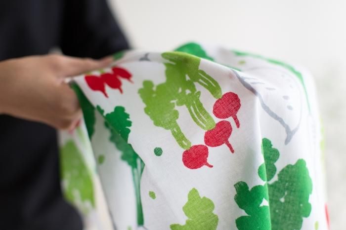 布料剪裁販售 (伊勢木棉 手巾)/蘿蔔<50cm>