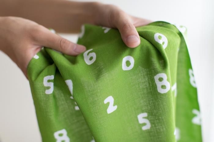 纺织品测量(ISE棉花tenugui) / so-su-u moegi(moegi)<50cm>