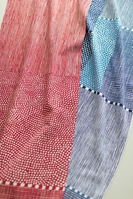 布料剪裁販售 (伊勢木棉 手巾)/點線 青和(Seiwa)<50厘米