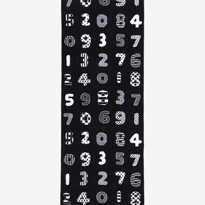 Textile (Ise-momen cottoncotton Handkerchief)/Playful Numbers(Playing with Numbers)<50cm>