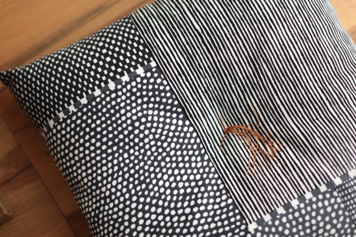 SOU・SOUの京座布団(8号帆布)/間がさね 墨色(まがさね すみいろ)【※お届けに約3週間】