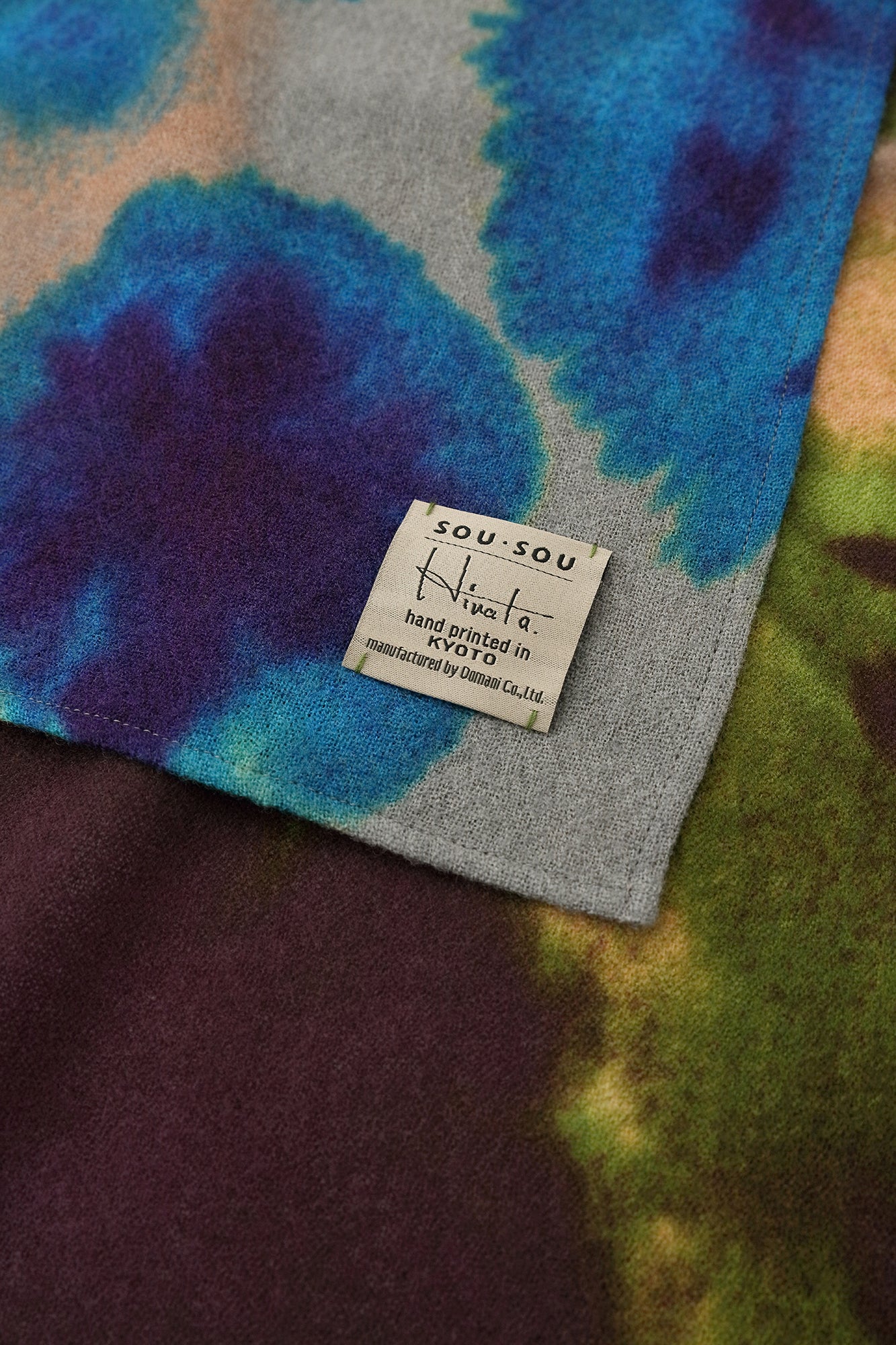 SOU・SOU×Hinata 二十重十四(はたえとおし)/孔雀青(くじゃくあお)