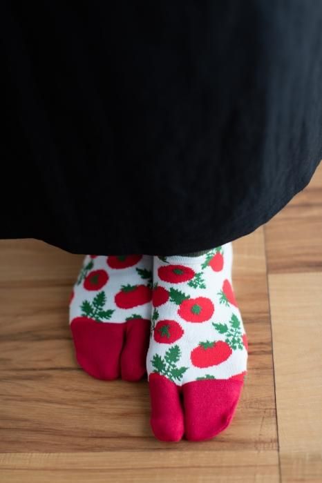 Tabi Socks(Low-cut)/Tomato Red【Men・Women】