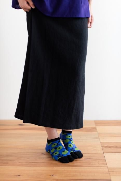 足袋下(踝丈)/トマト 濡羽色(ぬればいろ) 【男・女性用】